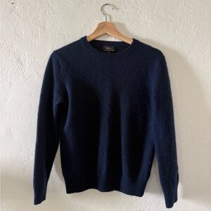 Quince Dark Navy Crewneck 100% Cashmere Sweater (size Medium*)